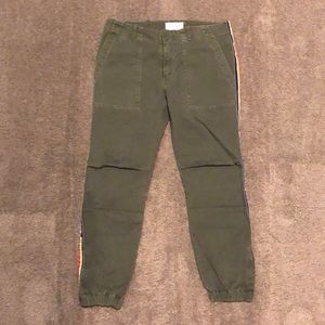 Nili Lotan Army Green Military Pants